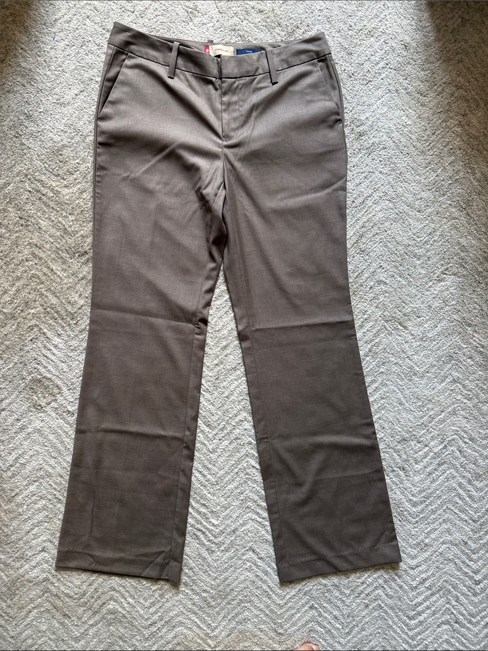 Gap Taupe Trouser Dress Pants - Classic Straight Fit